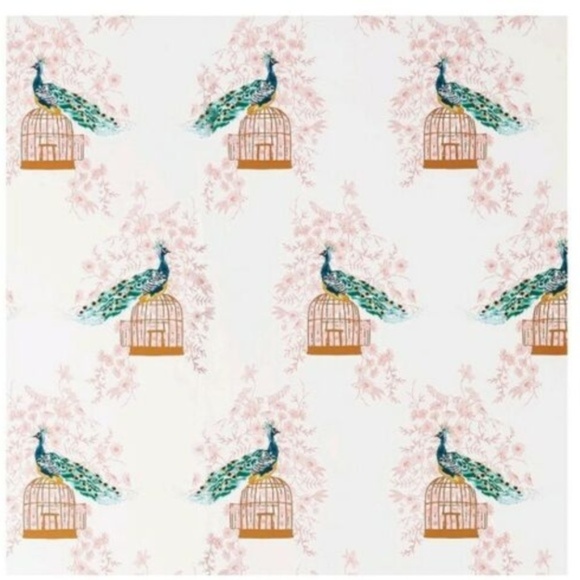2 Rolls New OPALHOUSE Peacock Wallpaper Peel Stick - Picture 1 of 4